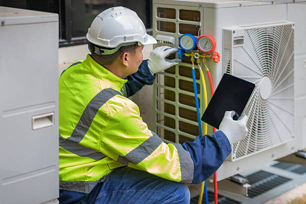 Professional Hvac technician working in Forest City, NC